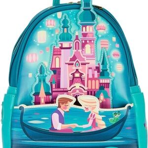Loungefly Disney Tangled Princess Castle MINI Backpack NWT